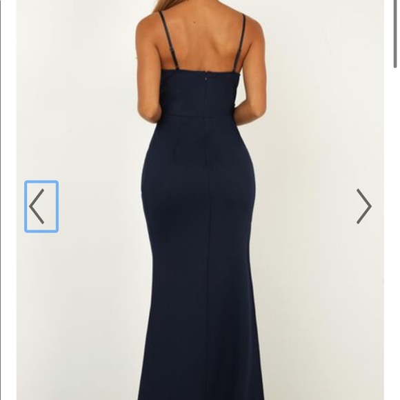 Showpo linking love maxi dress in navy - Picture 2 of 3